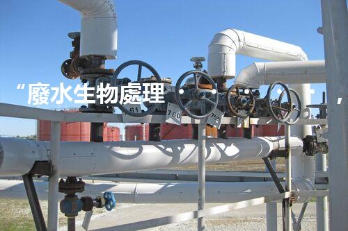 “廢水生物處理，旨在凈化水源，守護(hù)碧水藍(lán)天”